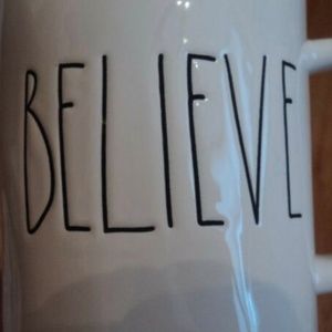 Rae Dunn Other - 🎈🎈Rae Dunn "BELIEVE" Coffee/Tea/Coco Mug NEW ❤️ Rae Dunn Other - 🎈🎈Rae Dunn "BELIEVE" Coffee/Tea/Coco Mug NEW ❤️